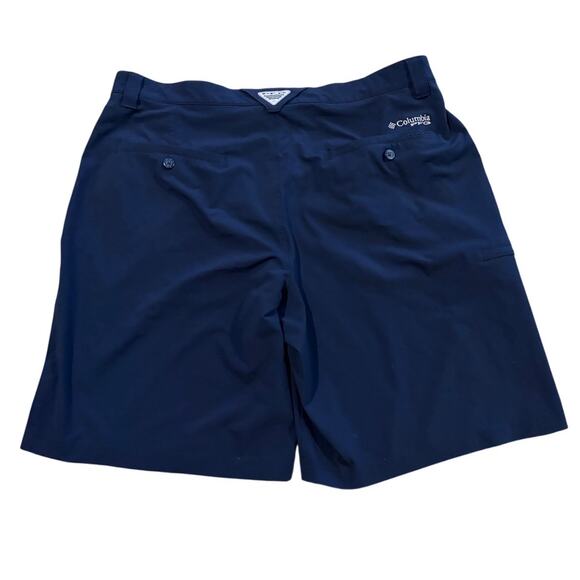 Columbia PFG Grander Marlin II Offshore Shorts Mens 38 Blue Omni Shield Cargo - Picture 2 of 7